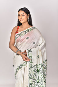 CHANDERI FULKARI SAREE