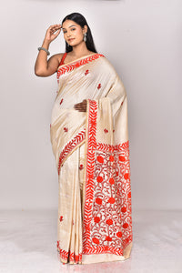 CHANDERI FULKARI SAREE