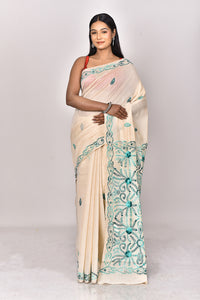 CHANDERI FULKARI SAREE