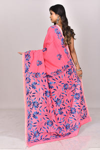 CHANDERI FULKARI SILK SAREE