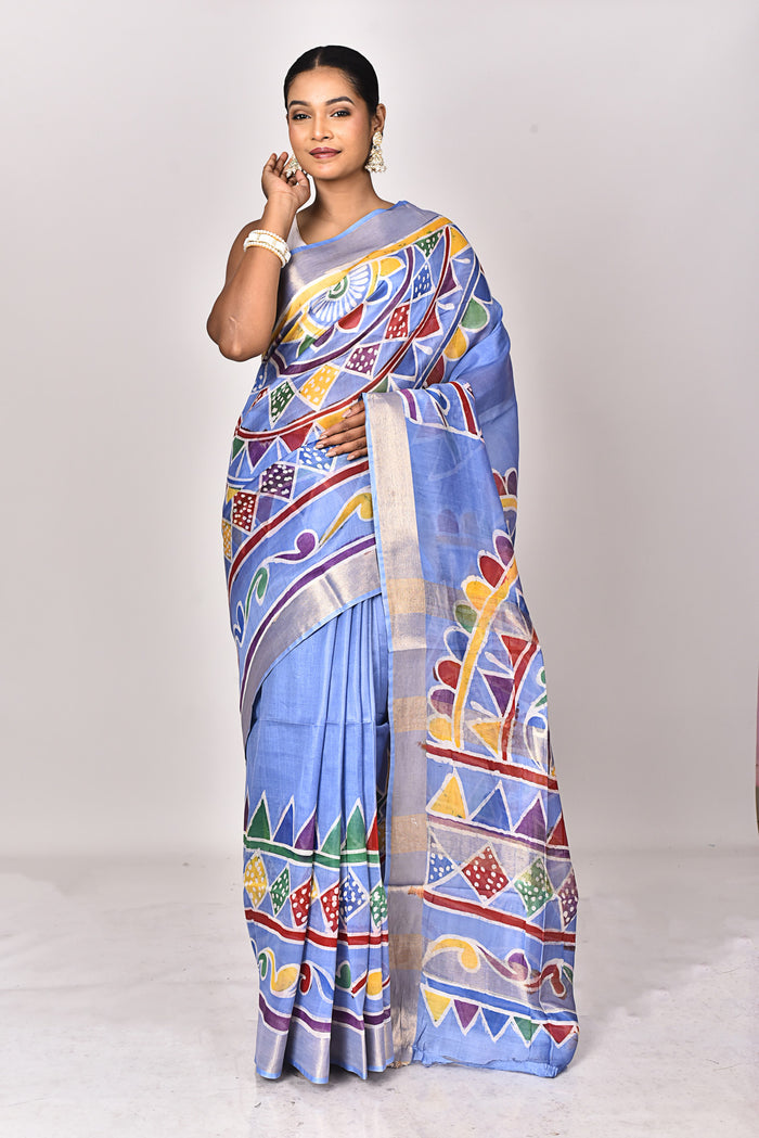 CHANDERI HANDBATIK SAREE