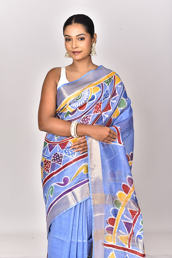 CHANDERI HANDBATIK SAREE