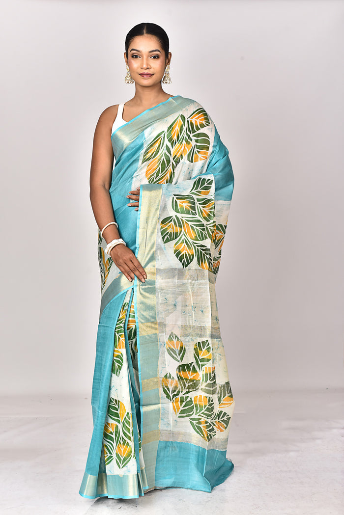 CHANDERI HANDBATIK SAREE