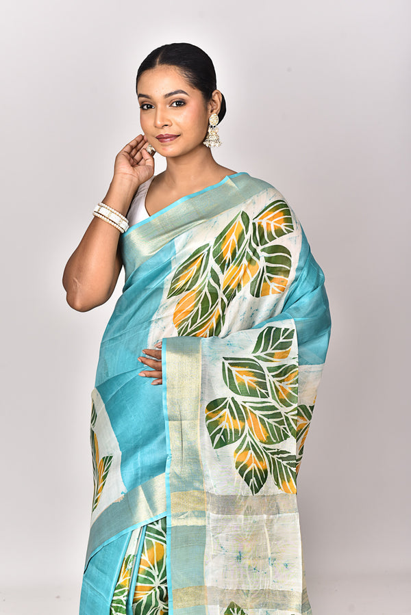 CHANDERI HANDBATIK SAREE