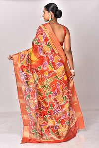 CHANDERI HANDBATIK SAREE