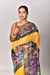 CHANDERI HANDBATIK SAREE