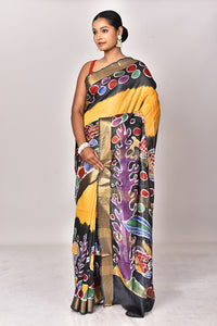 CHANDERI HANDBATIK SAREE