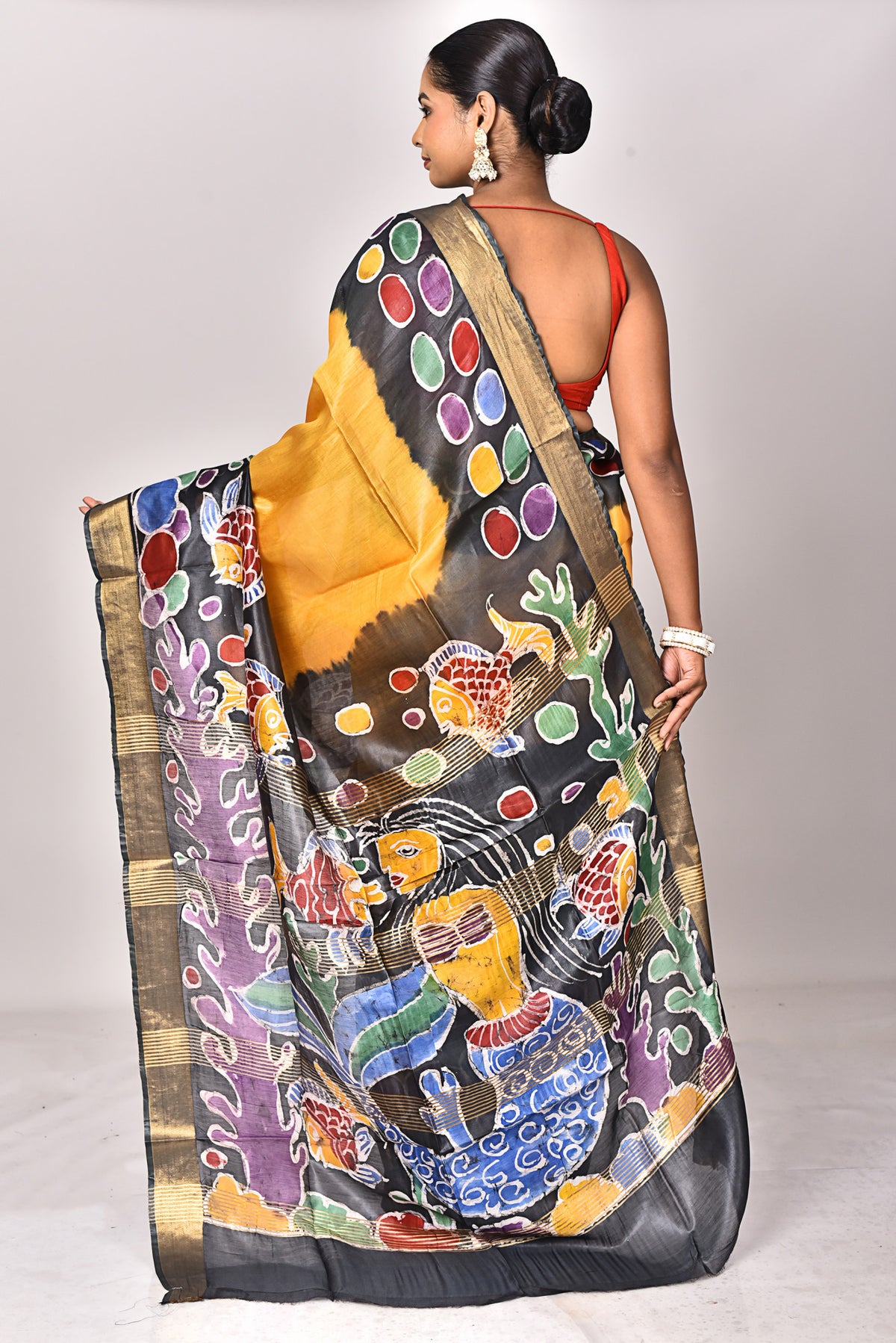 CHANDERI HANDBATIK SAREE