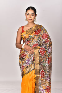 CHANDERI HANDBATIK SAREE