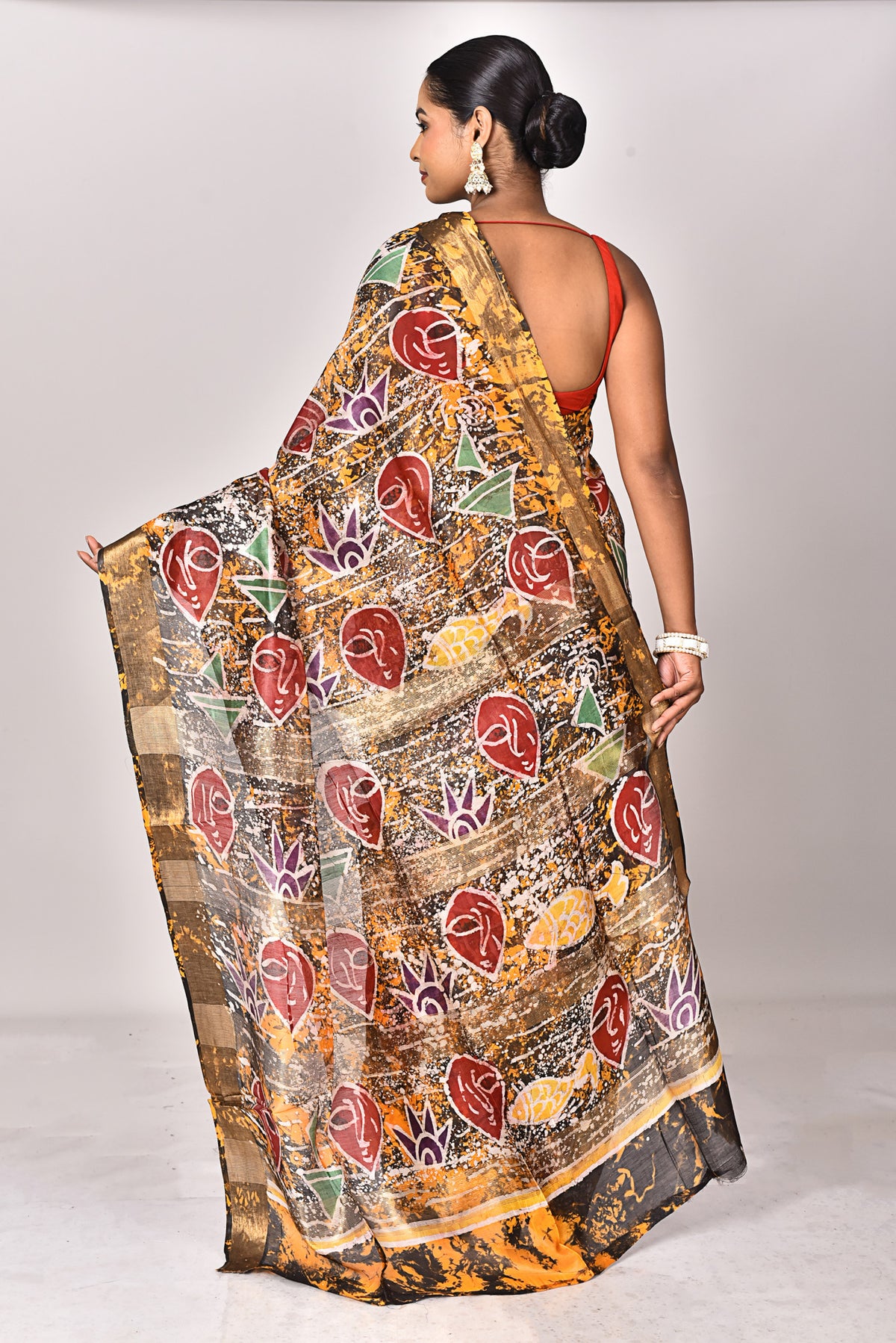 CHANDERI HANDBATIK SAREE