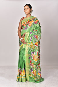 CHANDERI HANDBATIK SAREE