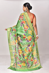 CHANDERI HANDBATIK SAREE