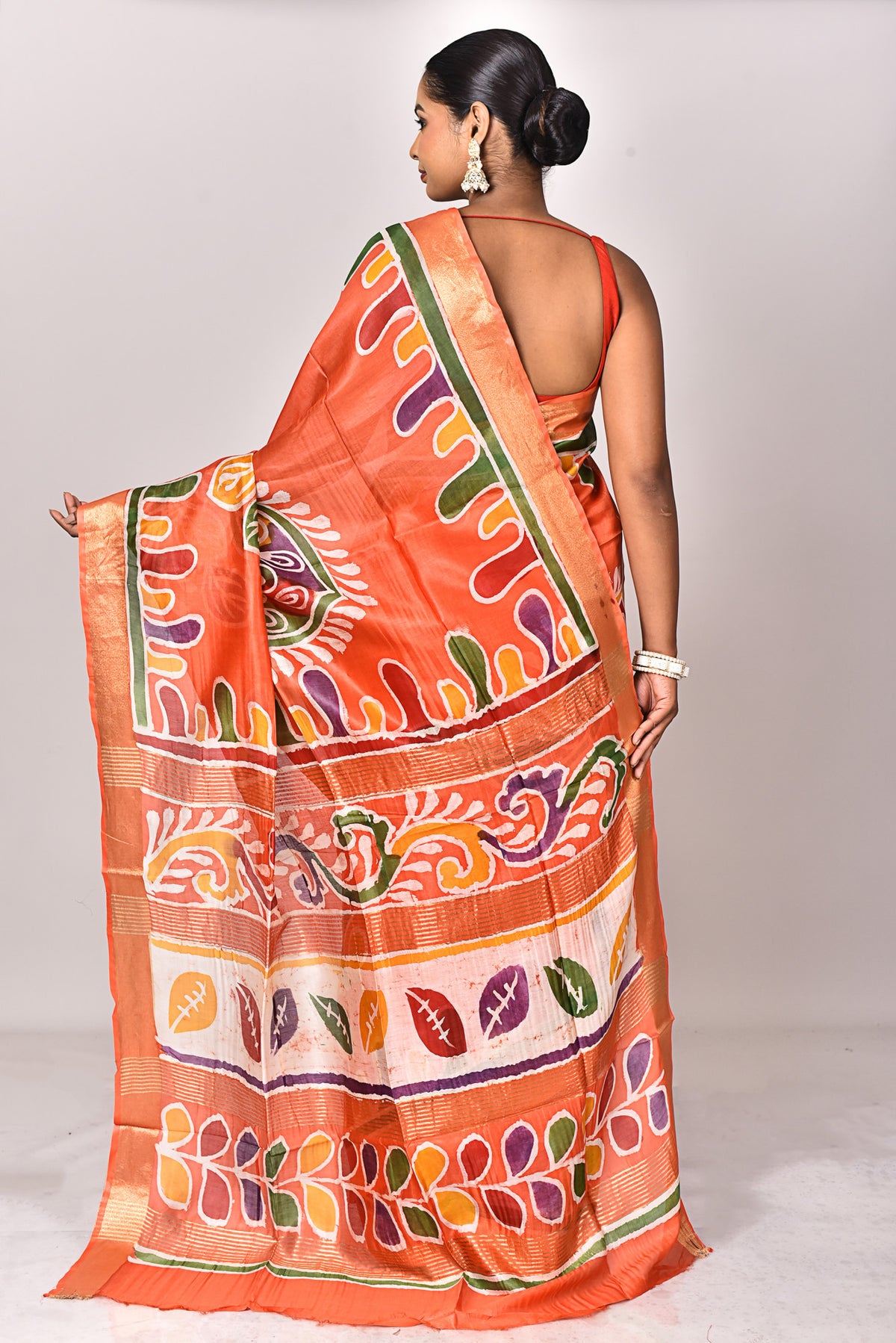 CHANDERI HANDBATIK SAREE
