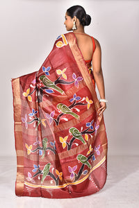 CHANDERI HANDBATIK SAREE