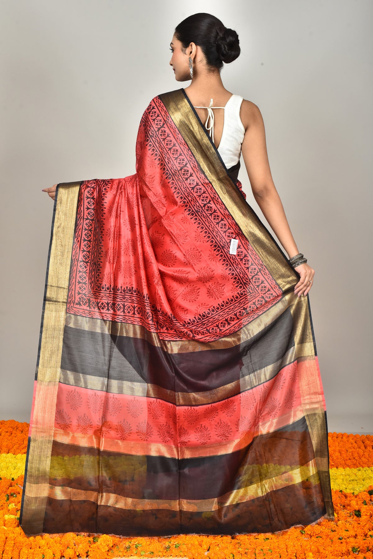 CHANDERI PRINT SAREE