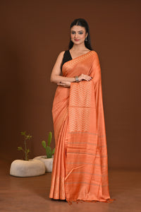 COTTON FISHBONE SAREE