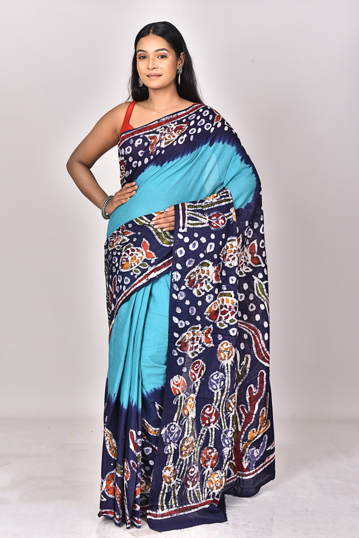 COTTON HANDBATIK SAREE