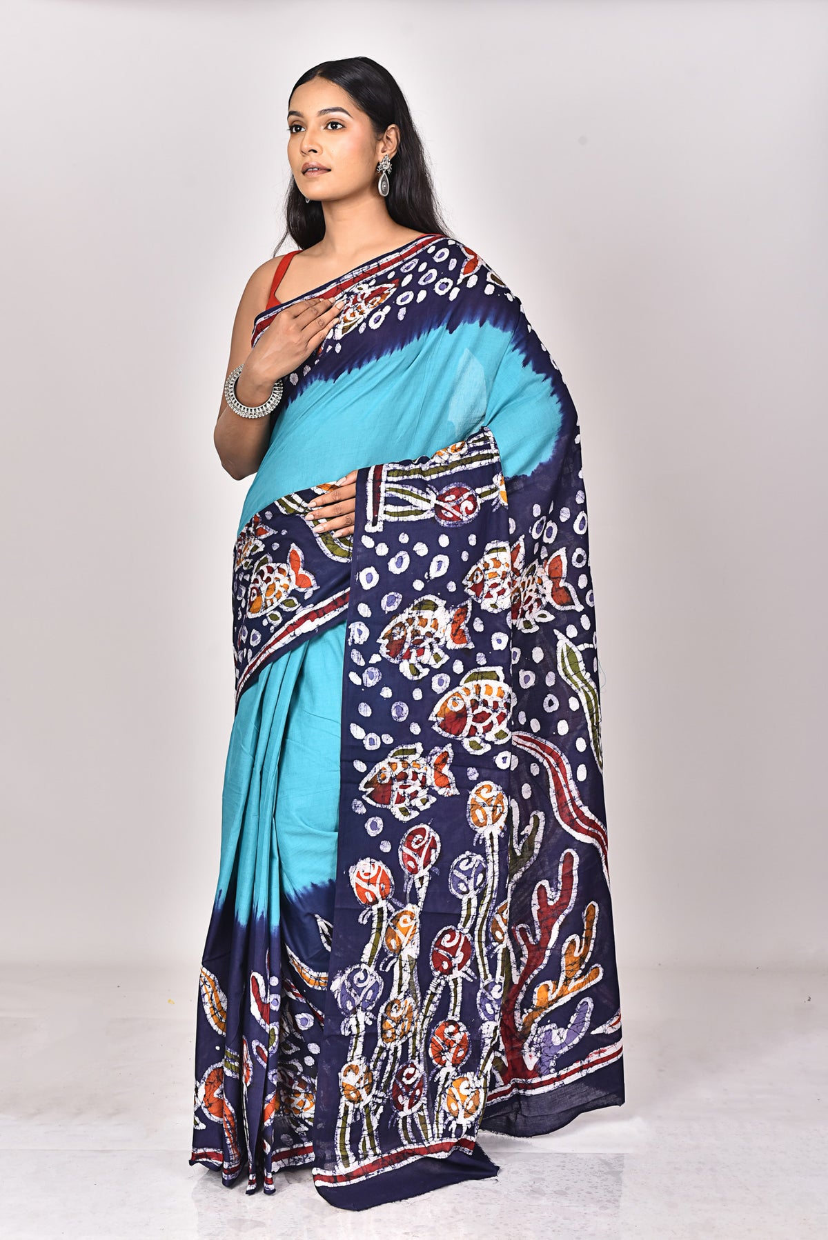 COTTON HANDBATIK SAREE