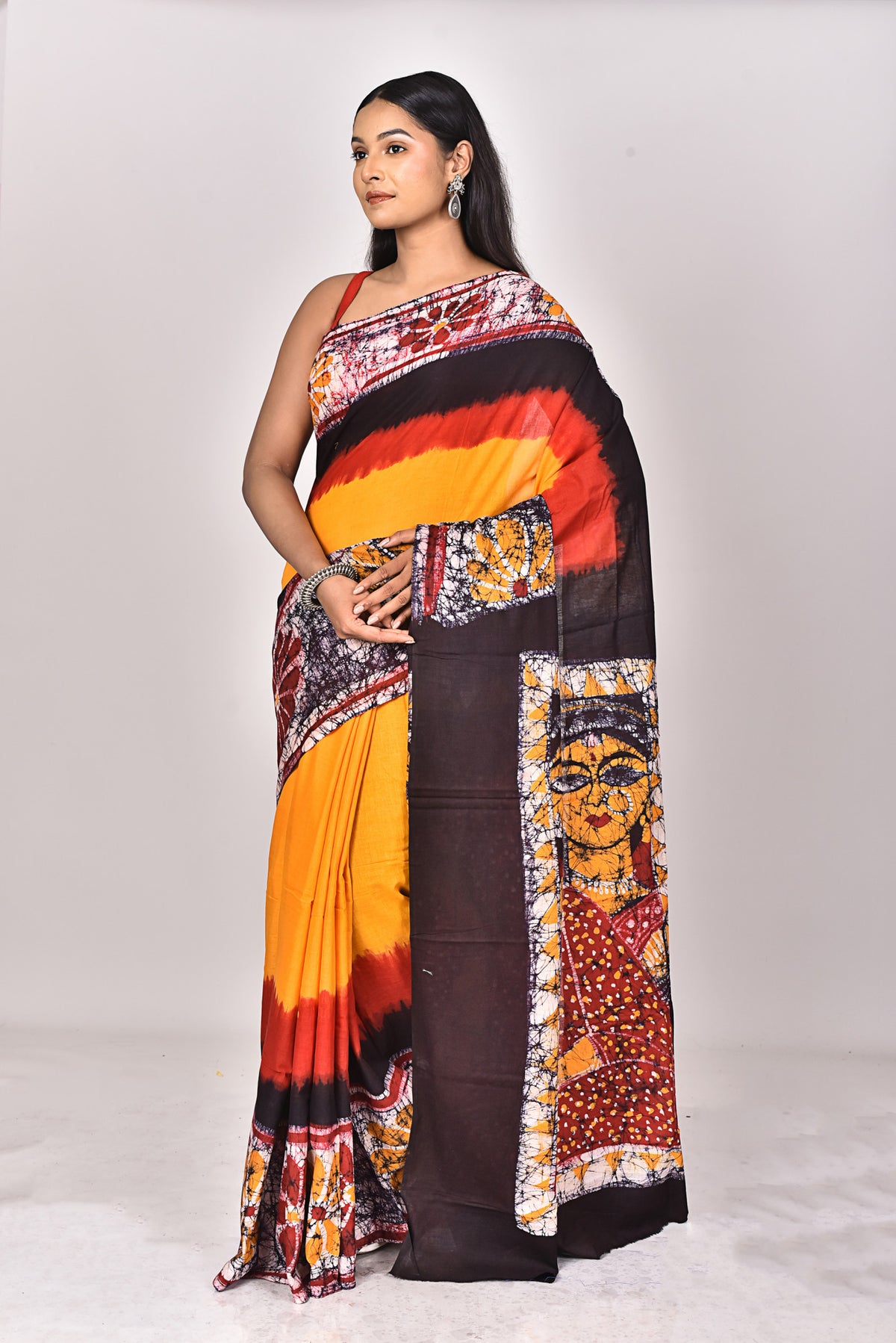 COTTON HANDBATIK SAREE