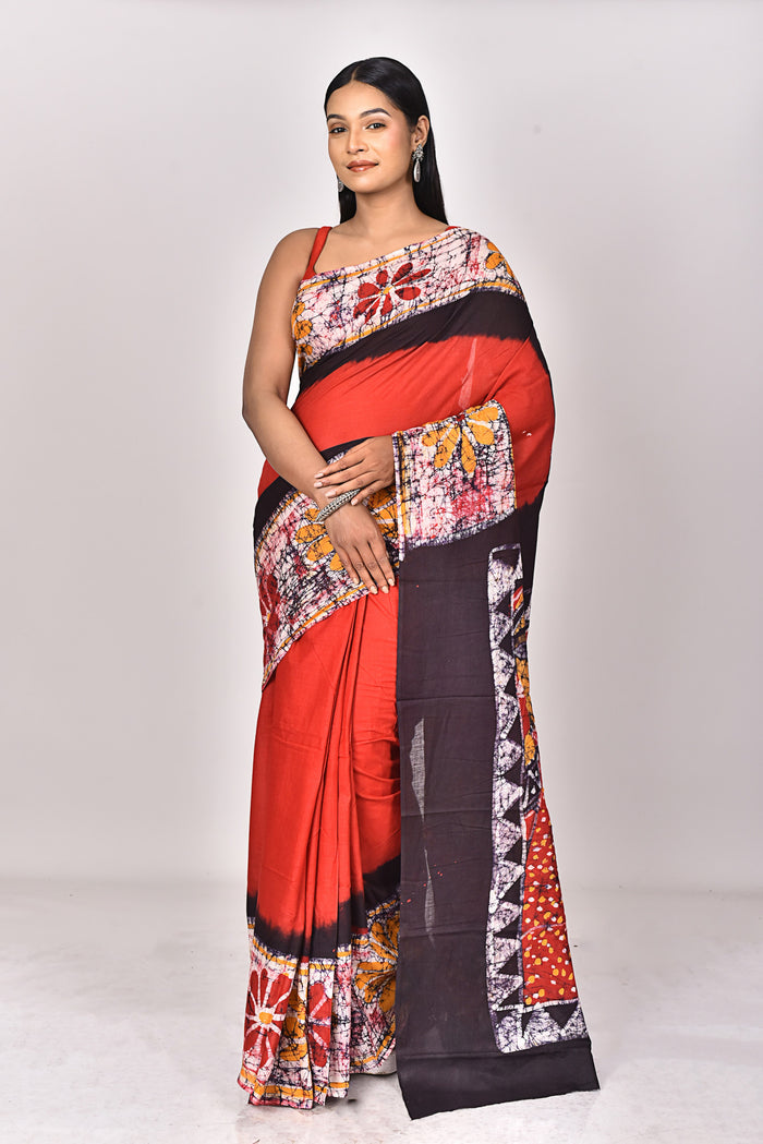 COTTON HANDBATIK SAREE
