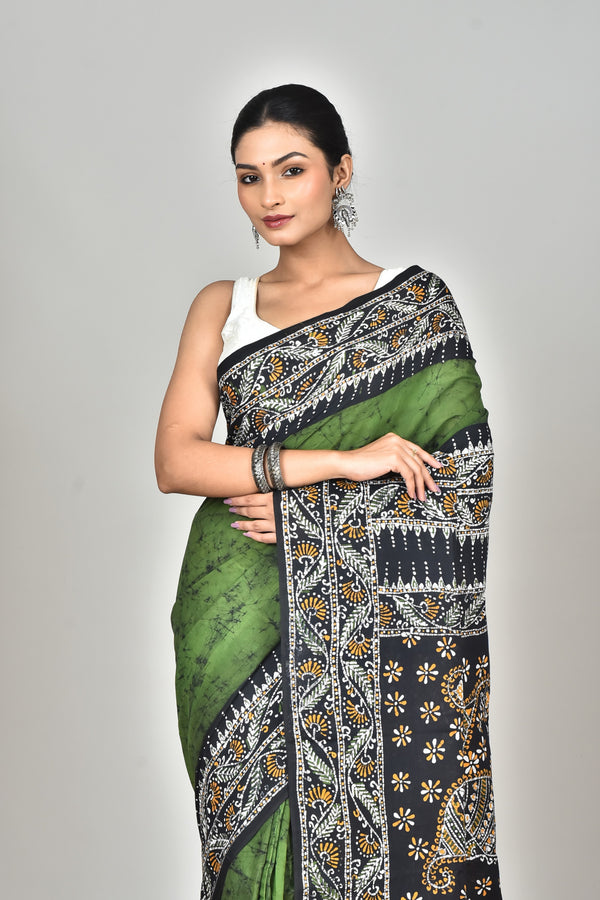 COTTON HANDBATIK SAREE