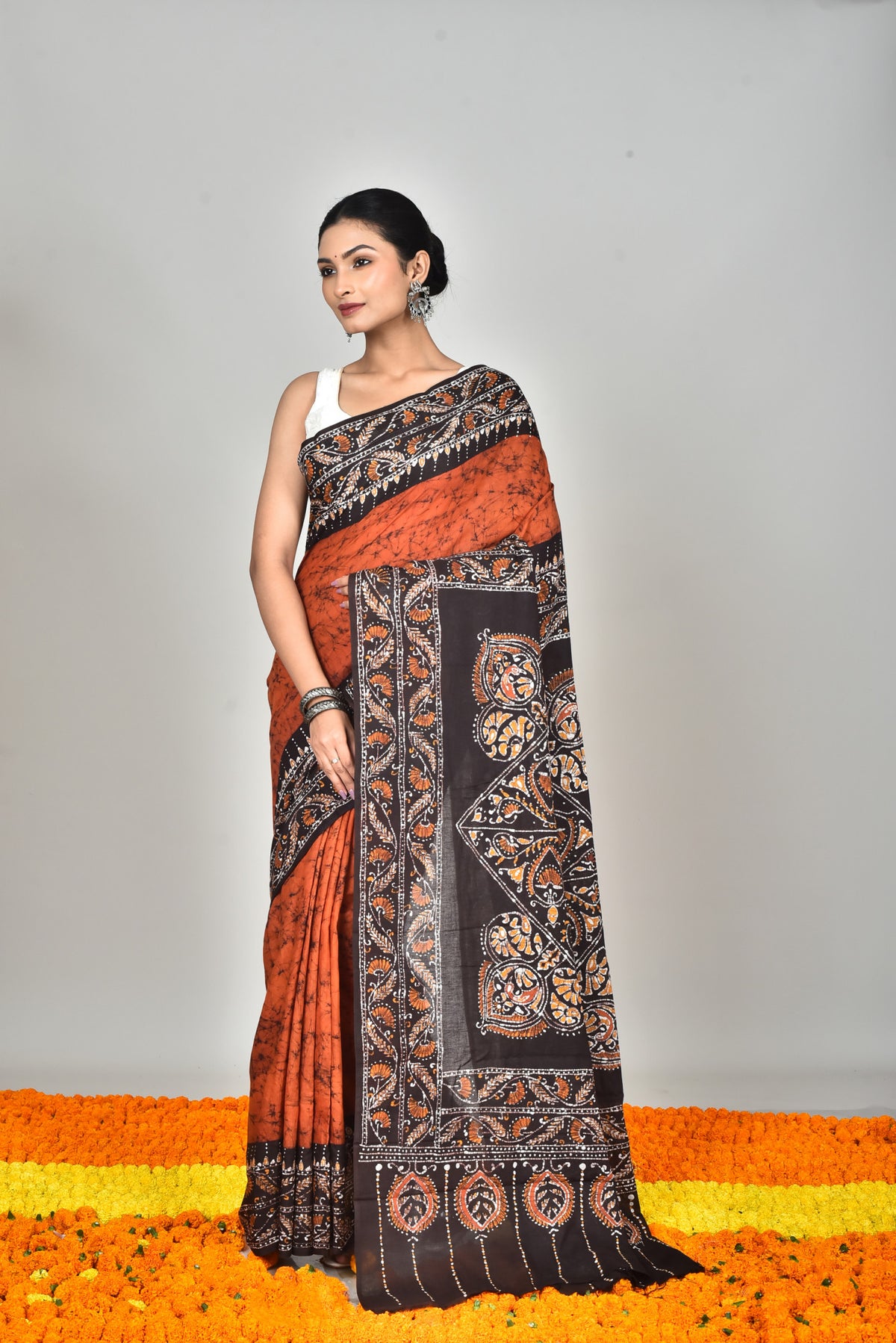COTTON HANDBATIK SAREE