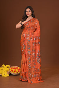 DEEPANJALI BLENDED SILK KANTHA SAREE