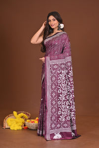 DEVIDWIPIKA BLENDED SILK KANTHA SAREE