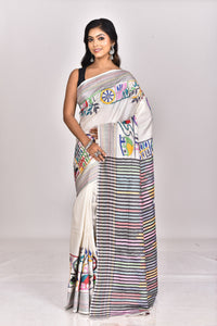 JALCHURI SILK KANTHA SAREE