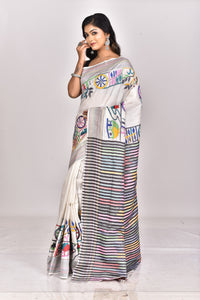 JALCHURI SILK KANTHA SAREE