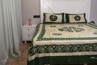Crex Kalamkari Cotton Batik Bedsheet (Double)