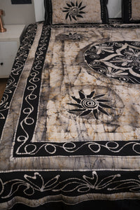Crex Kalamkari Cotton Batik Bedsheet (Double)