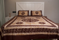 Crex Kalamkari Cotton Batik Bedsheet (Double)