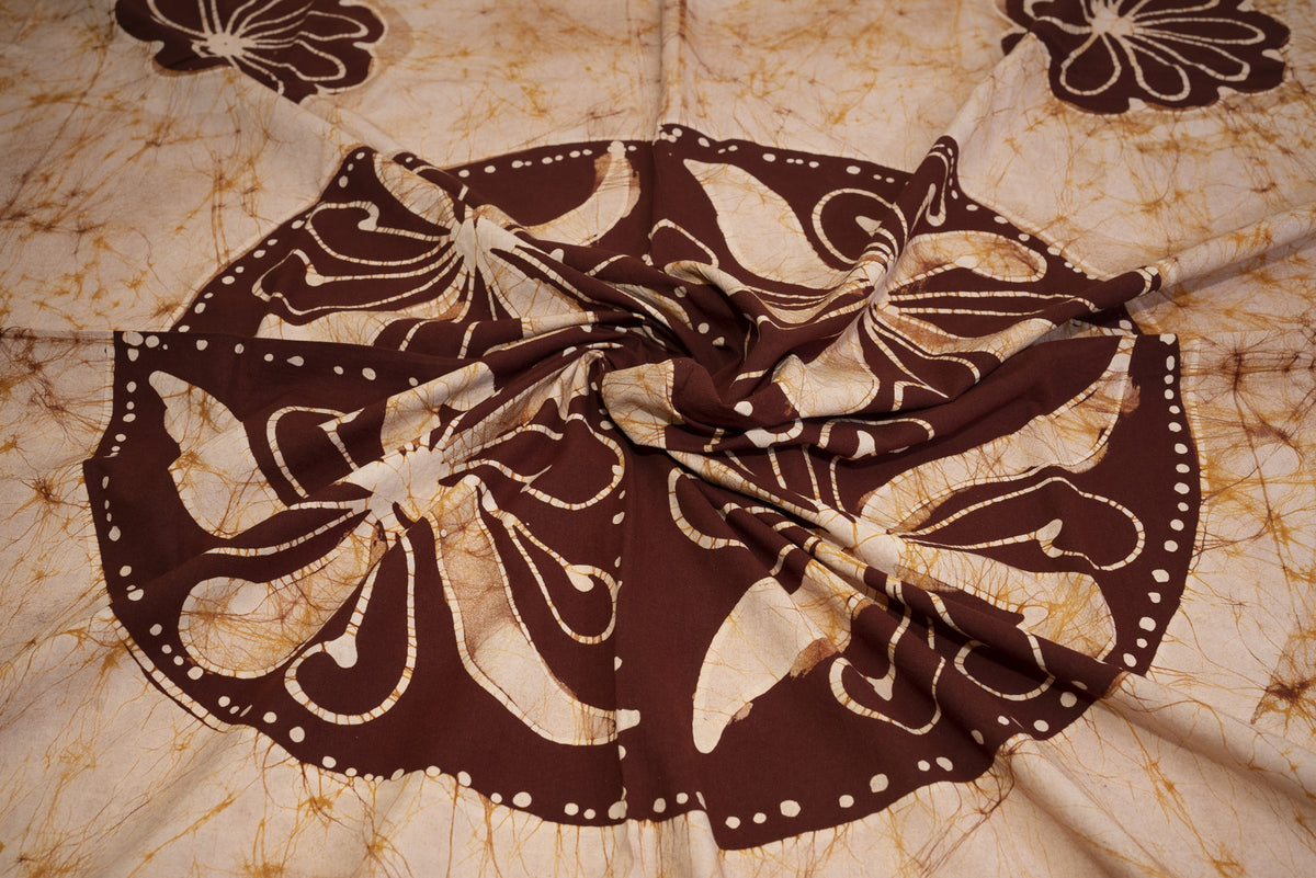 Crex Kalamkari Cotton Batik Bedsheet (Double)