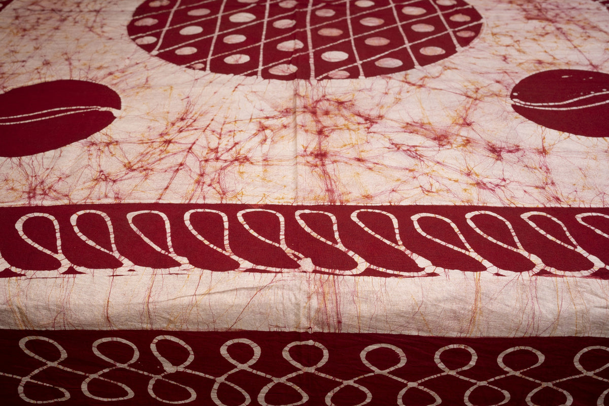 Crex Kalamkari Cotton Batik Bedsheet (Double)