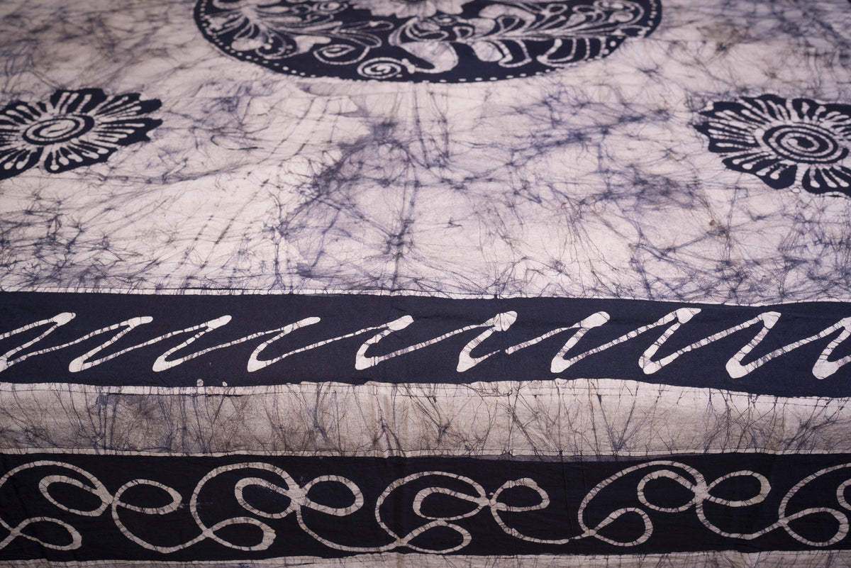 Crex Kalamkari Cotton Batik Bedsheet (Double)