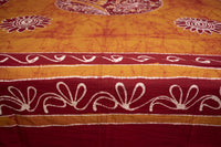 Crex Kalamkari Cotton Batik Bedsheet (Double)