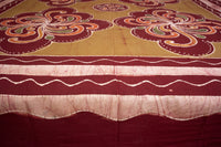 Designer Cotton Multicolor Batik Bedsheet (Double)
