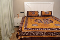 Crex Kalamkari Cotton Batik Bedsheet (Double)