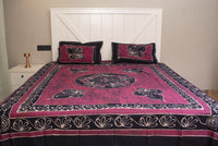 Crex Kalamkari Cotton Batik Bedsheet (Double)