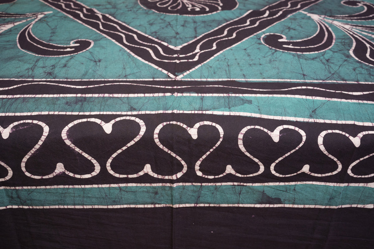 Crex Kalamkari Cotton Batik Bedsheet (Double)