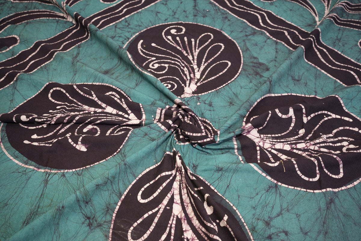 Crex Kalamkari Cotton Batik Bedsheet (Double)