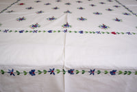 Cotton Ari Kantha Double Bedsheet