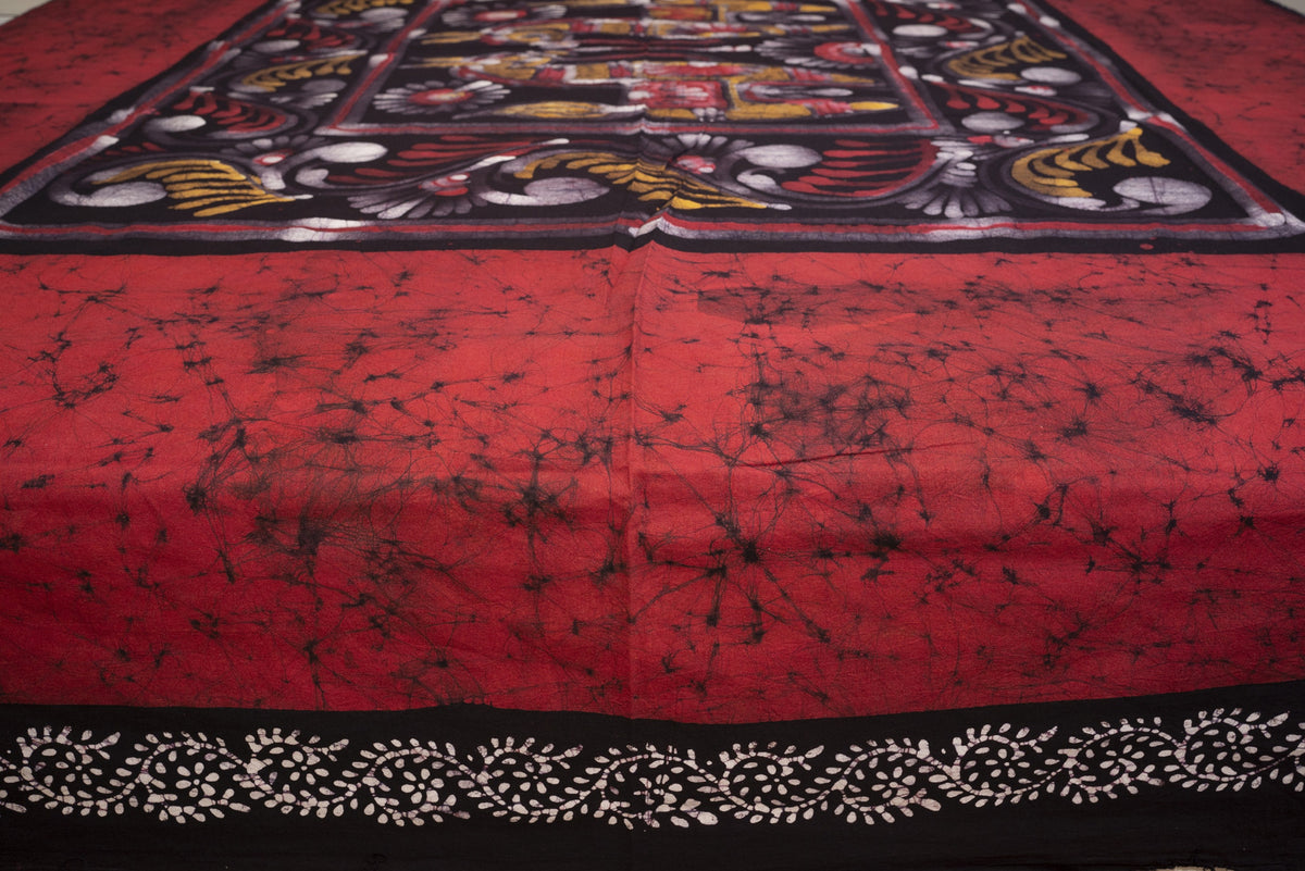 Cotton Handwork Batik Bedsheet (Double)