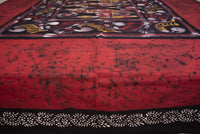 Cotton Handwork Batik Bedsheet (Double)