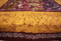 Cotton Handwork Batik Bedsheet ( Double)