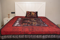 Cotton Handwork Batik Bedsheet (Double)