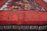 Cotton Handwork Batik Bedsheet (Double)