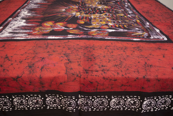 Cotton Handwork Batik Bedsheet (Double)