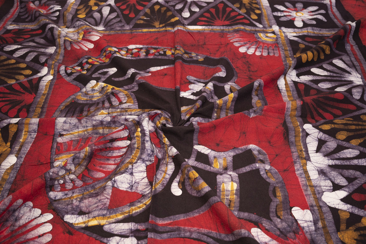 Cotton Handwork Batik Bedsheet (Double)